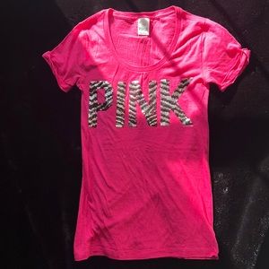 💗HOT PINK, PINK VICTORIAS SECRET T SHIRT💗